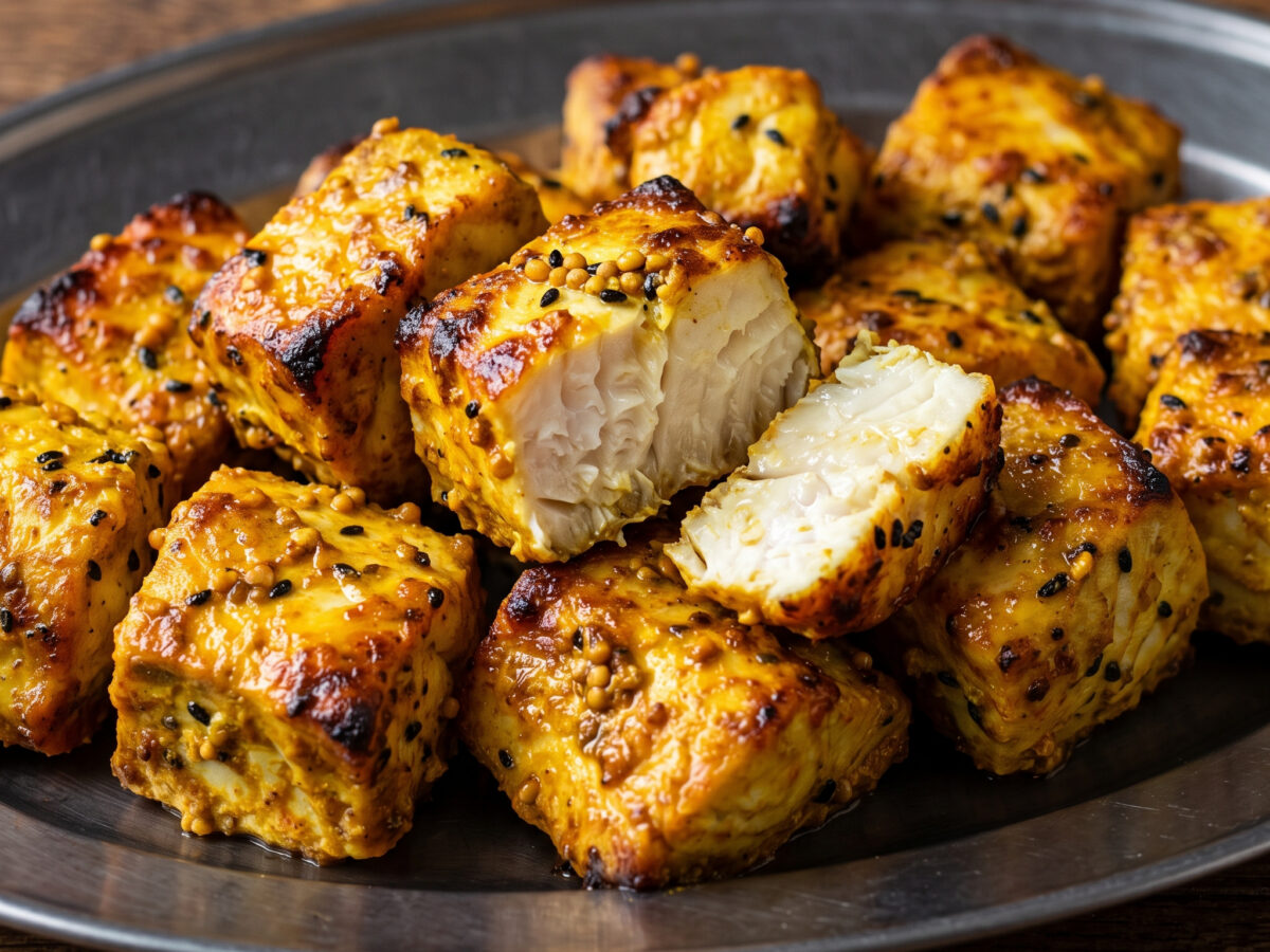 Achari Fish Tikka vom Kohlegrill