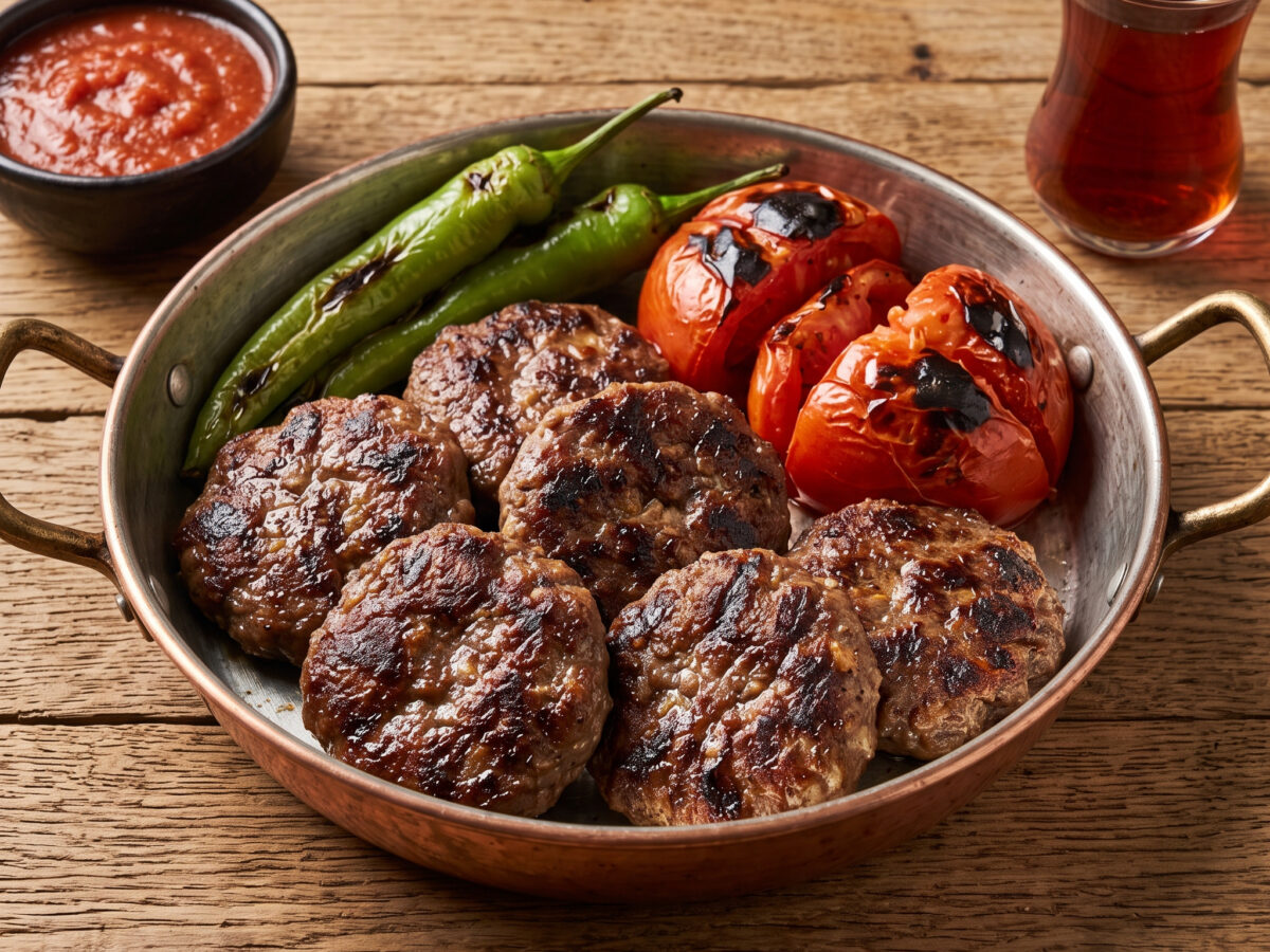 Akçaabat Köftesi vom Holzkohlegrill
