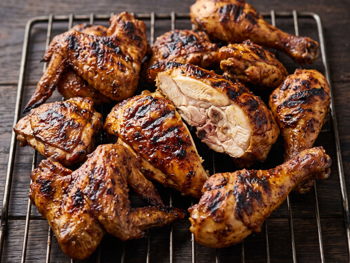 Amasi-mariniertes Braai-Hähnchen aus Südafrika