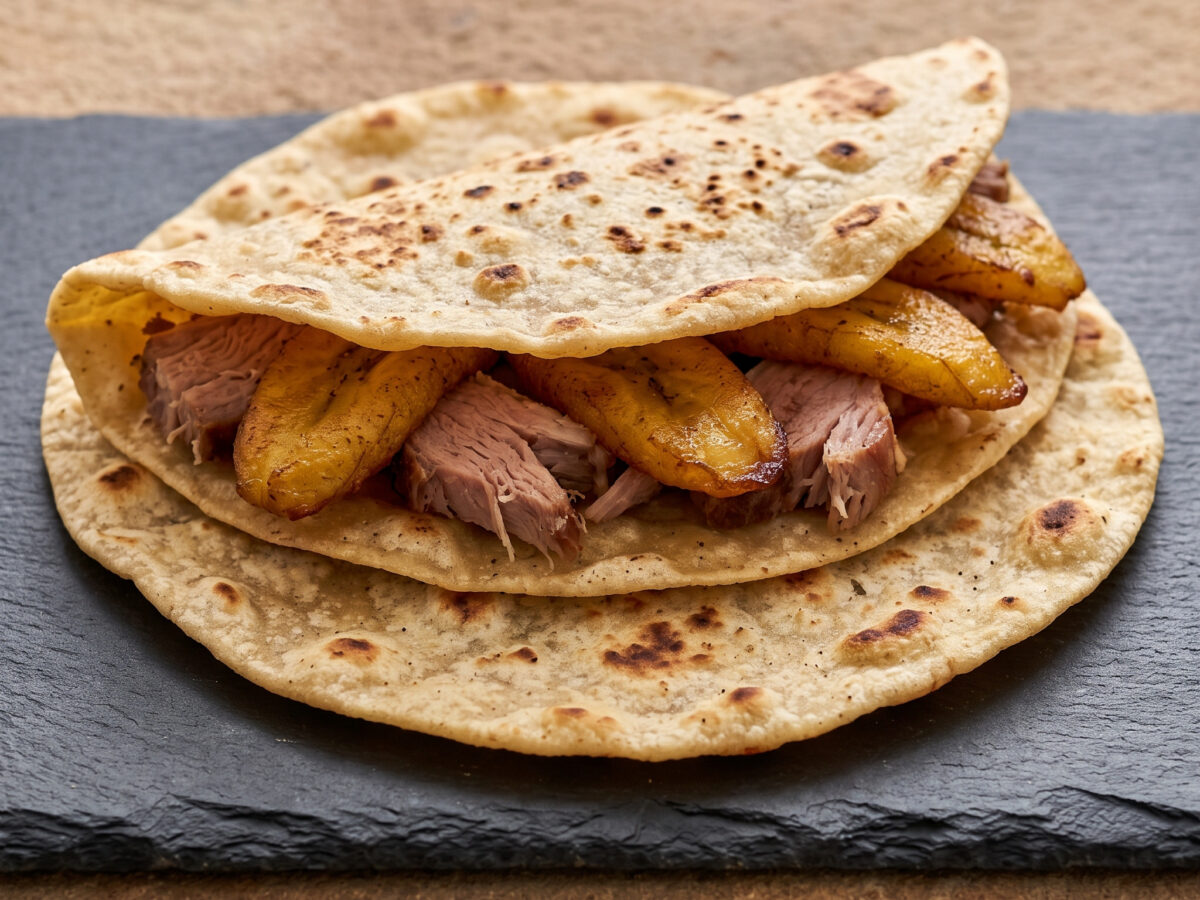 Amazonische Cachanga von der Grillplancha