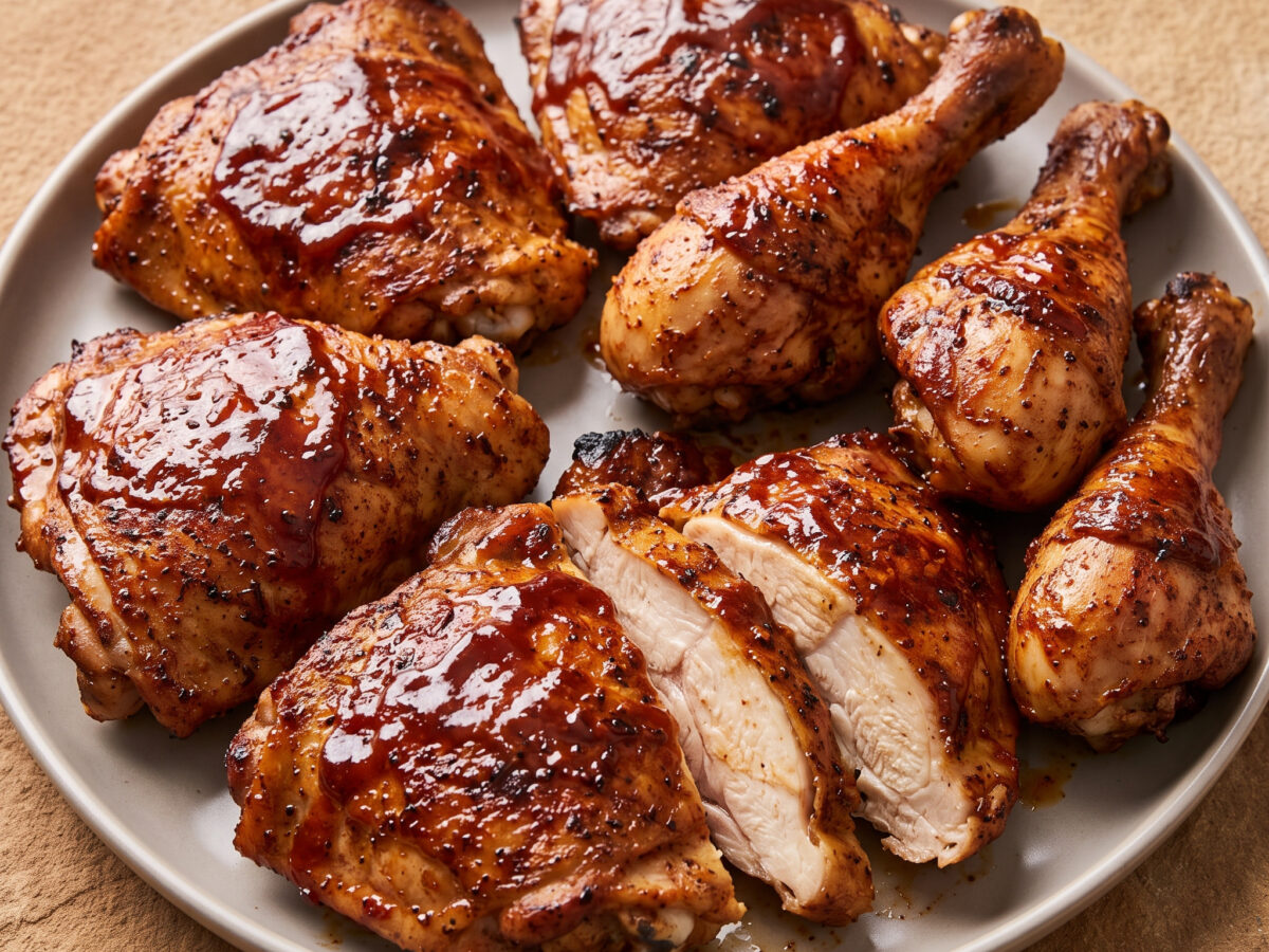 Amerikanisches Smokehouse-Grillhähnchen