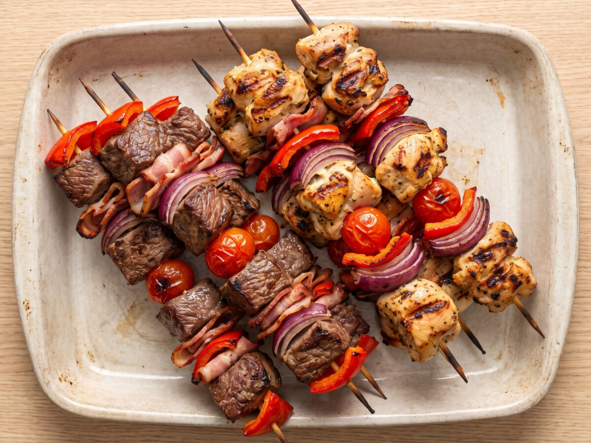 Argentinische Spieße für die Glut