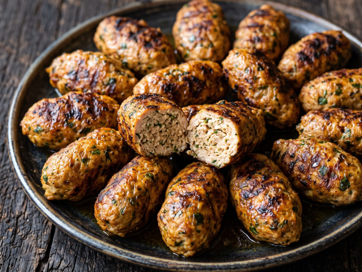 Armenische Hähnchen-Kofta direkt vom Grill