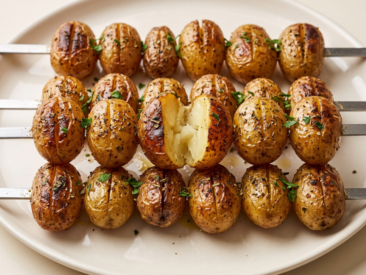 Armenische Kartoffelspieße