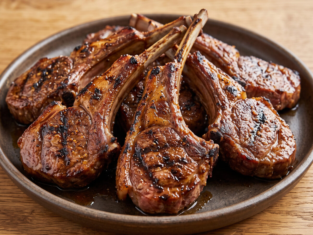 Armenische Lammkoteletts vom Mangal