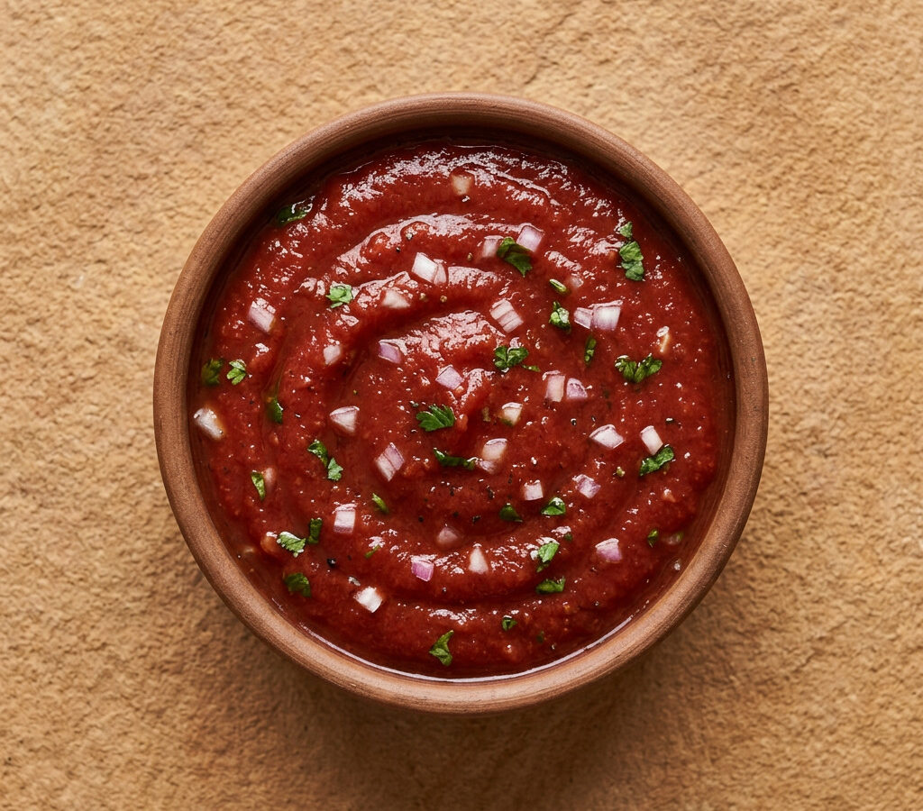 Armenische Tomatensauce mit Koriander