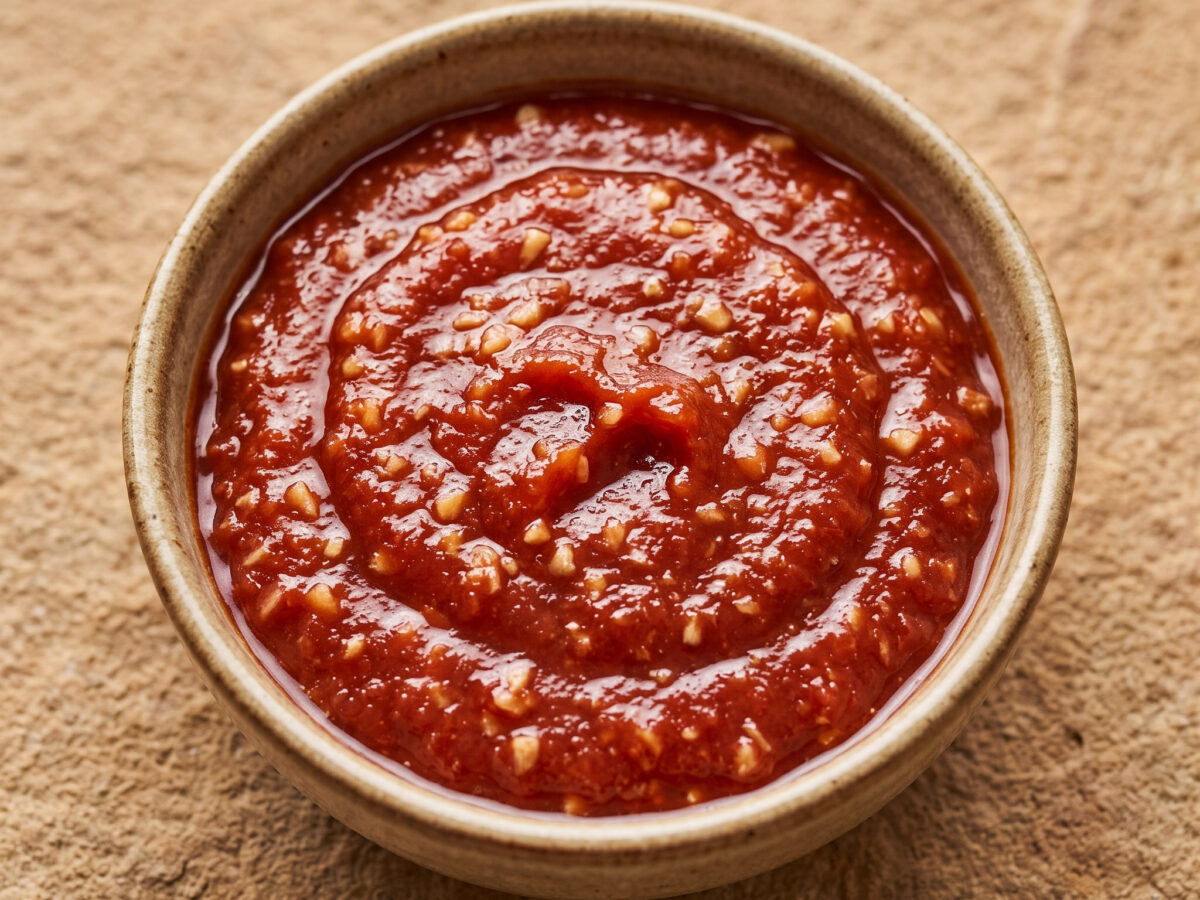 Aserbaidschanische Knoblauch-Tomatensauce