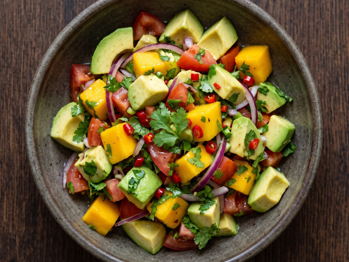 Avocado-Mango-Salat aus Kenia