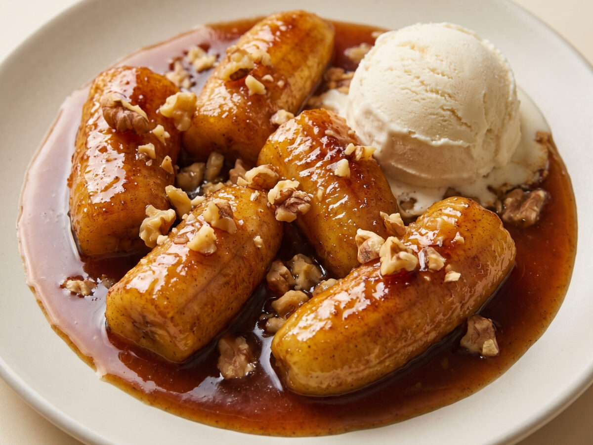 Bananas al Oporto vom Grill
