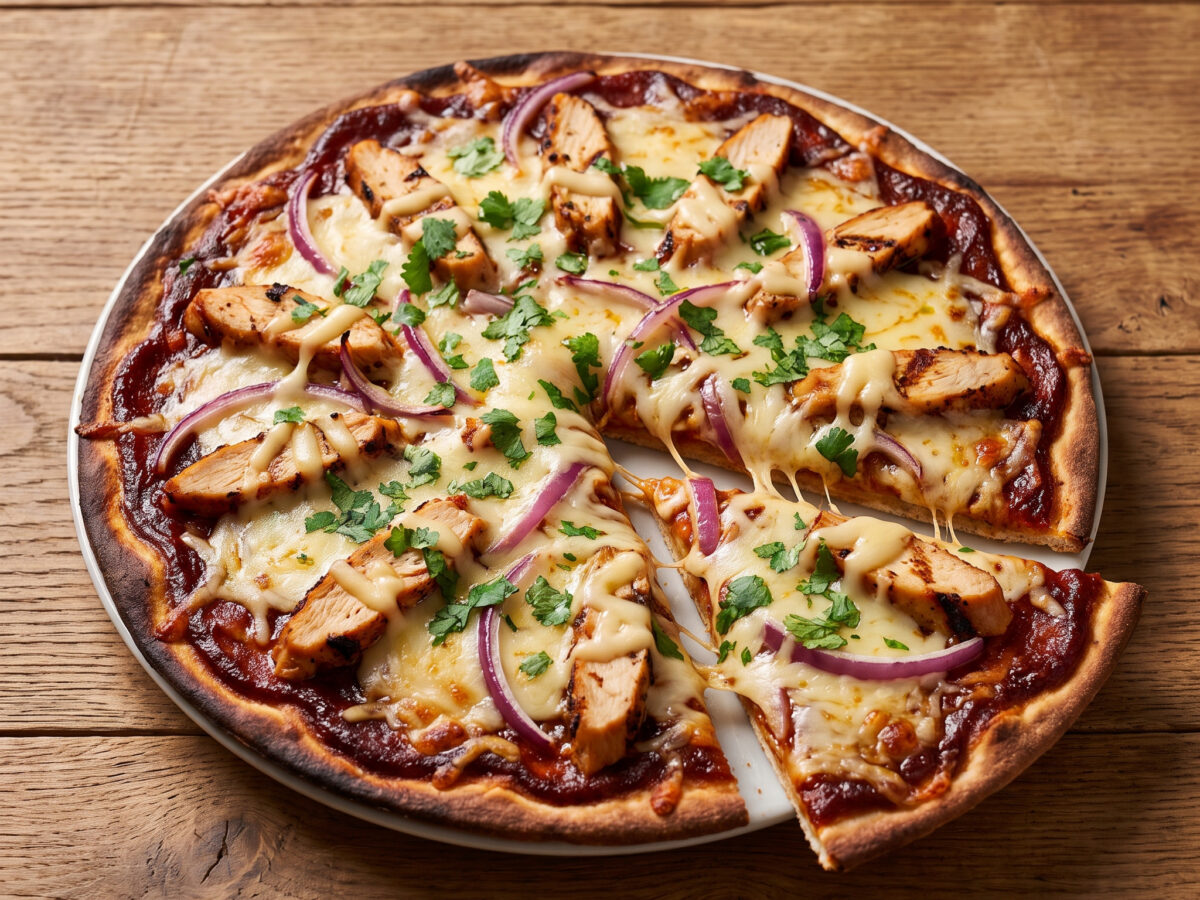 BBQ-Chicken-Pizza vom Grill