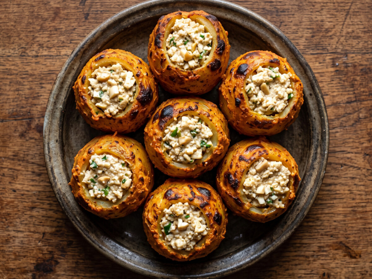 Bharwan Tandoori Aloo vom Grill
