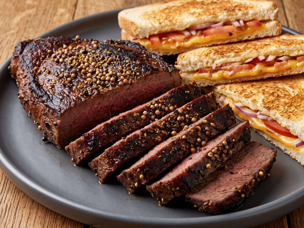 Biltong-Steak vom südafrikanischen Braai