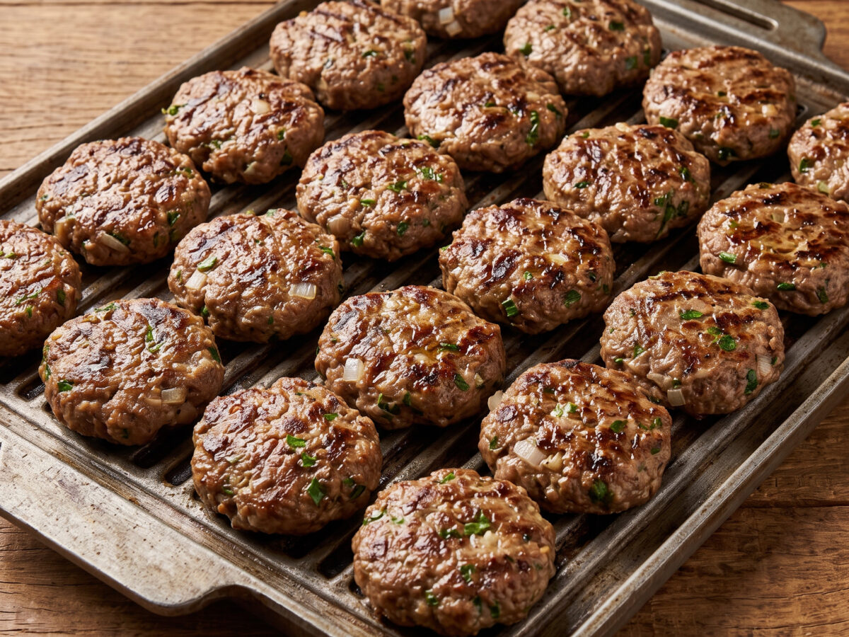 Bolinhos de carne direkt von der Glut