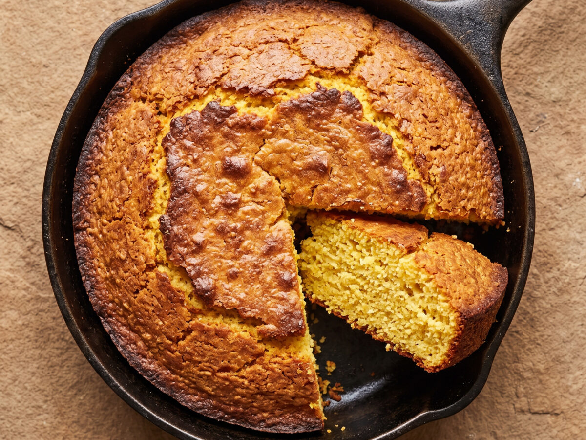 Buttermilk Cornbread: Maisbrot direkt auf dem Grill
