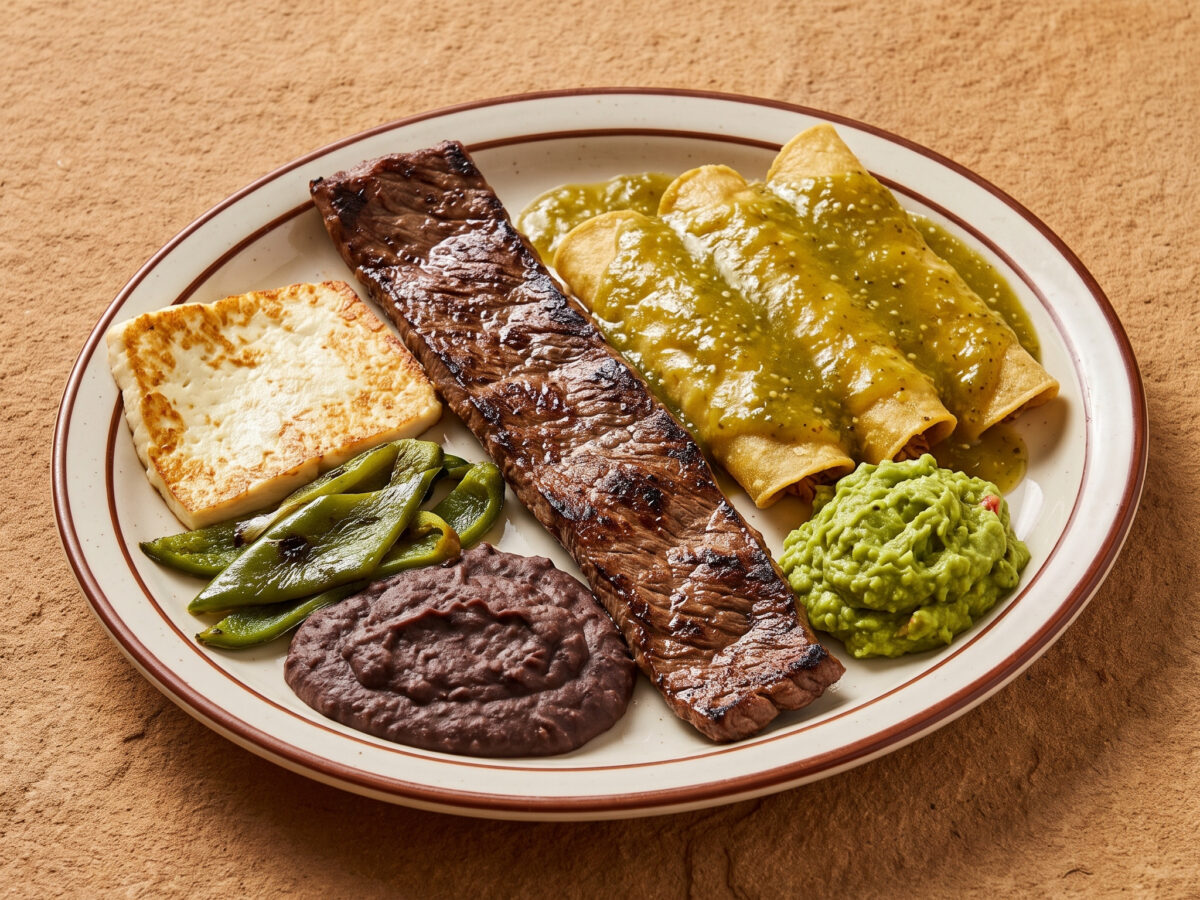 Carne a la tampiqueña vom Grill