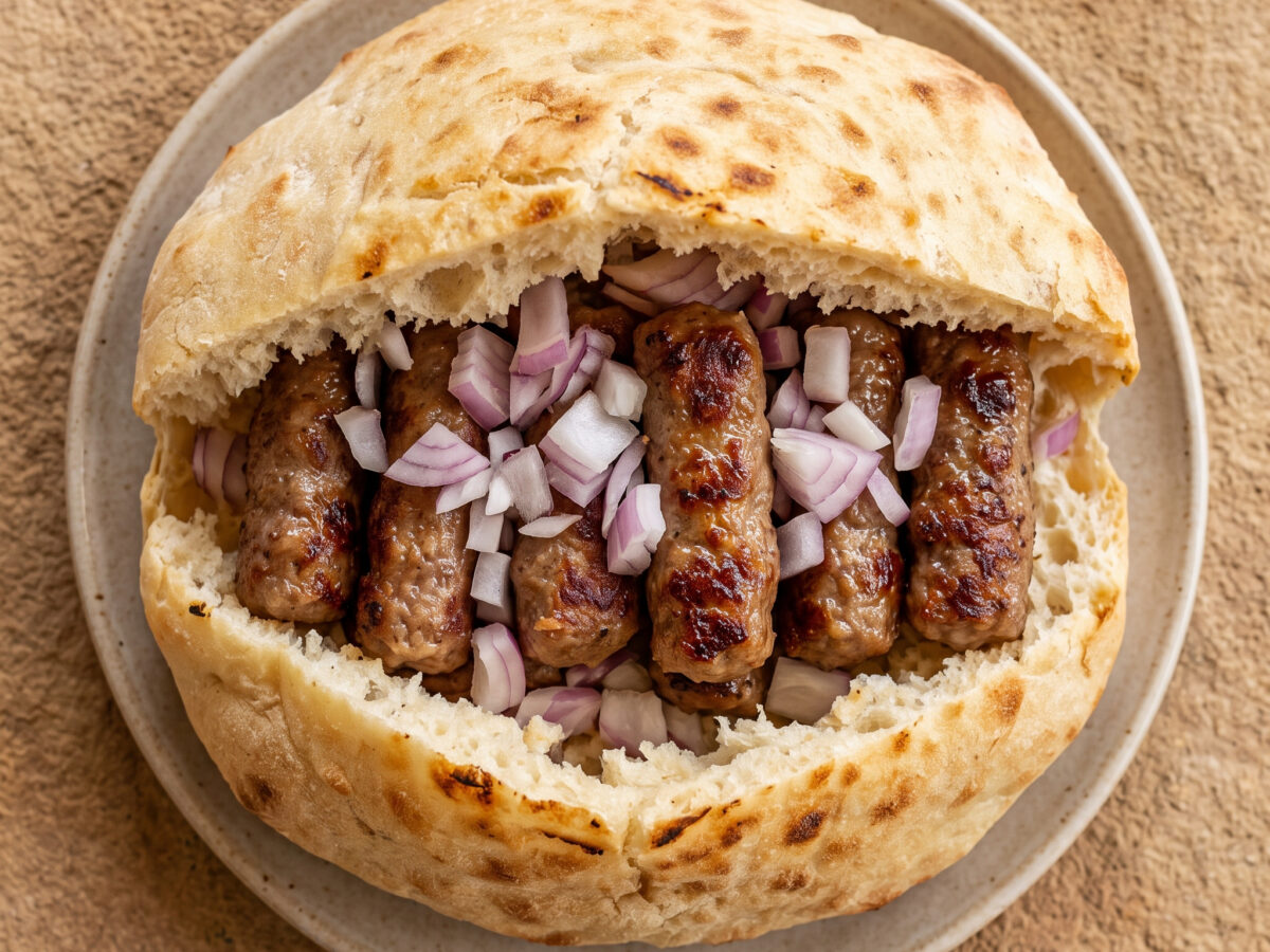 Ćevapi u lepinji vom Grill