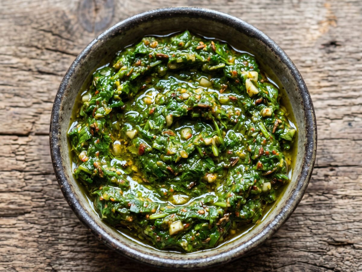 Chermoula für Doradenfilets