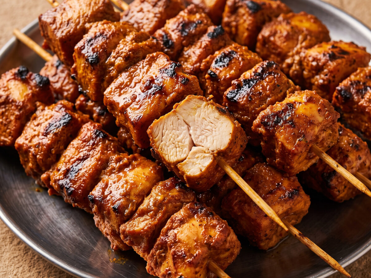 Chicken Tikka direkt vom Grill
