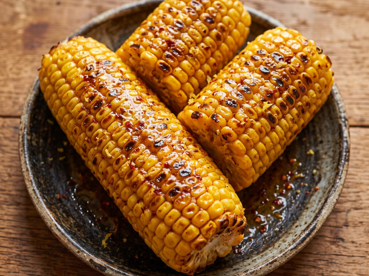 Choclo a la parrilla mit Merkénbutter