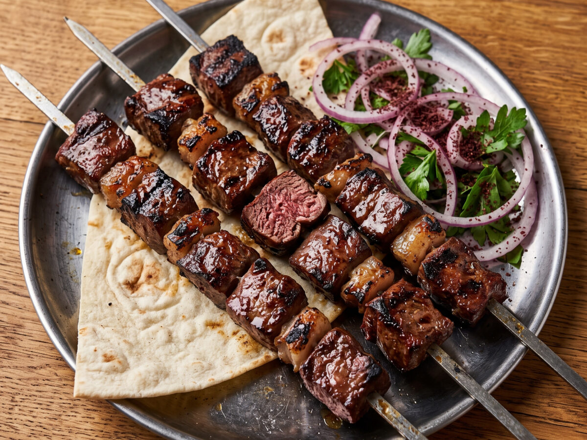 Ciğer Şiş – Kuzu-Leber vom Holzkohlegrill