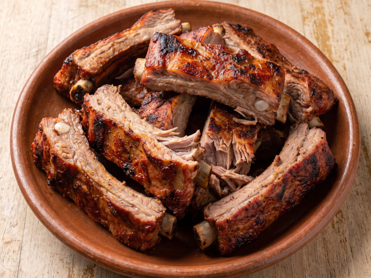 Costillar de chancho vom Grill