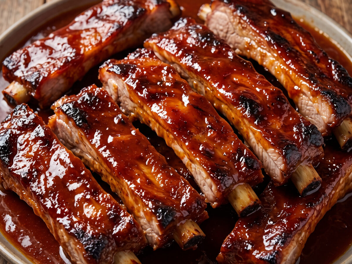 Costillas de cerdo mit Guaven-BBQ vom Grill