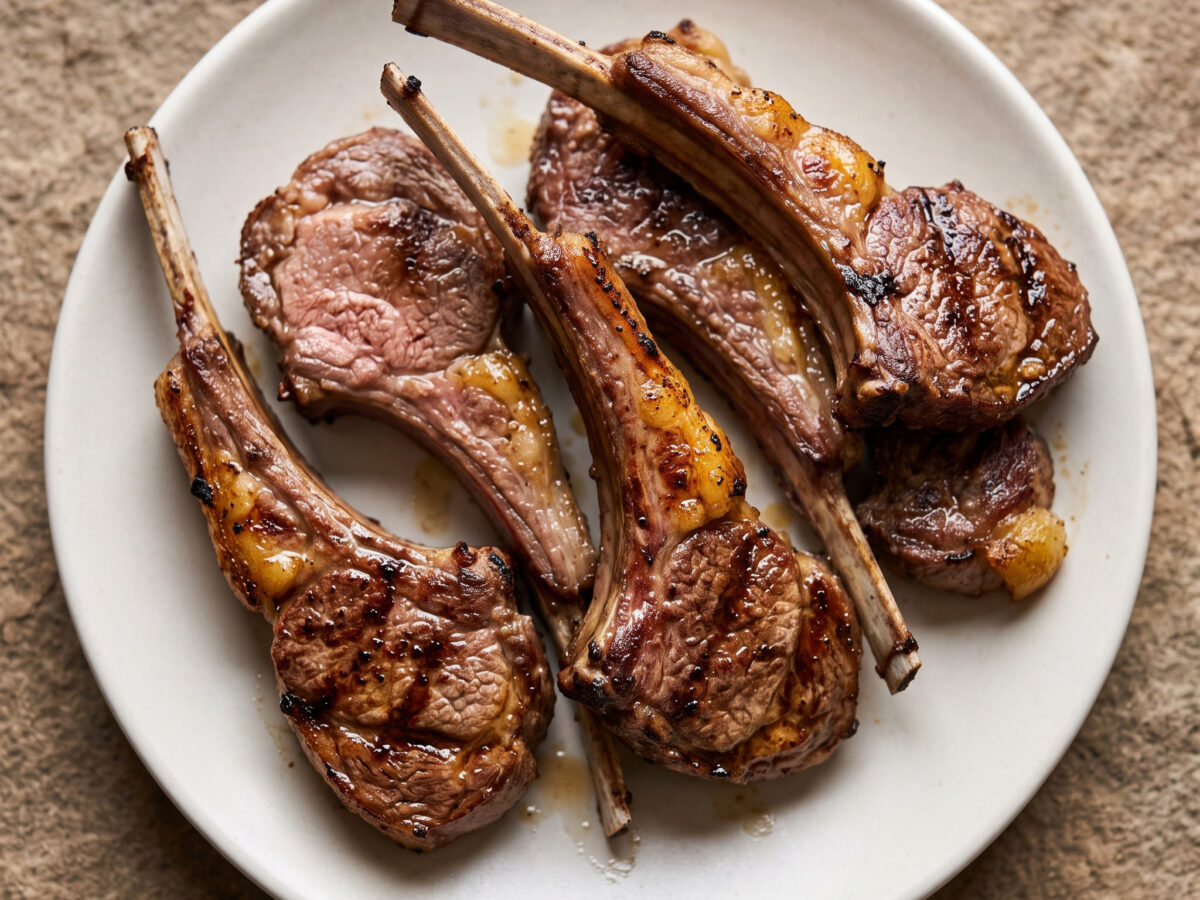 Costillas de cordero vom argentinischen Grill