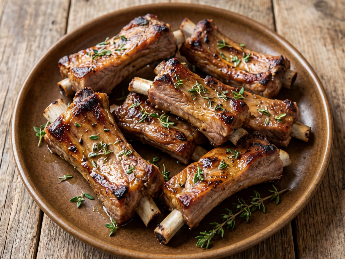 Coustellous grillés au barbecue
