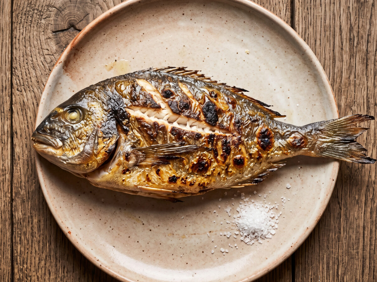 Dorada a la brasa vom Grill