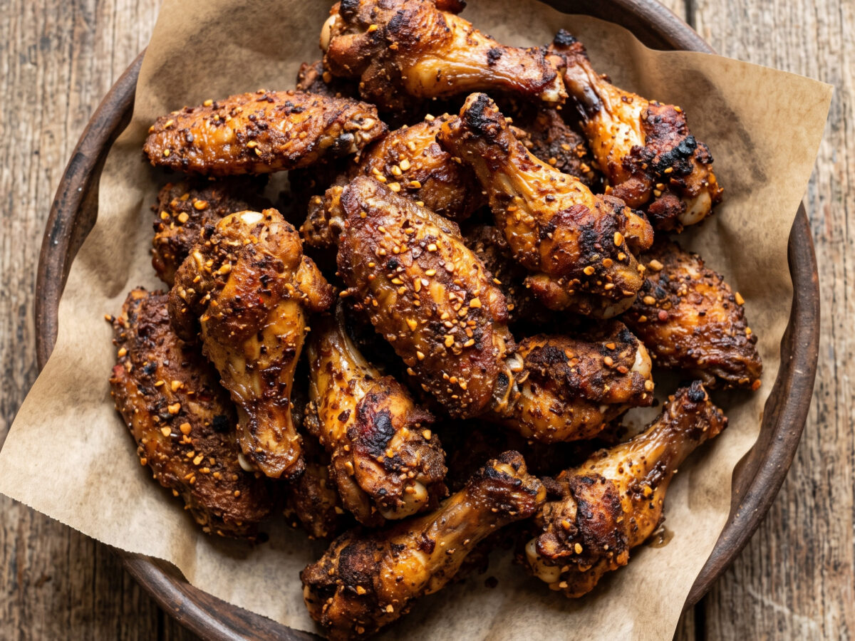 Drunken Suya Wings vom Grill
