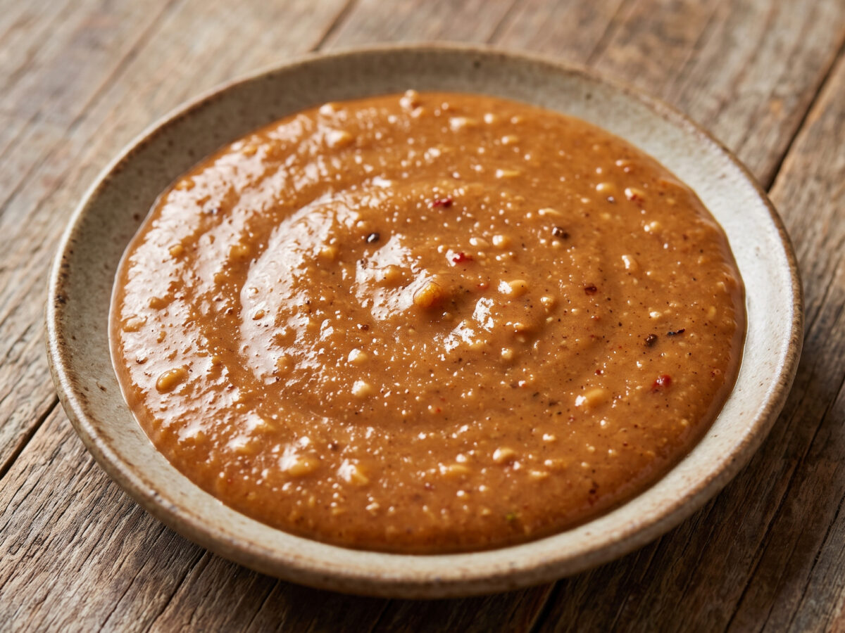 Erdnuss-Satay-Sauce für Grillspieße