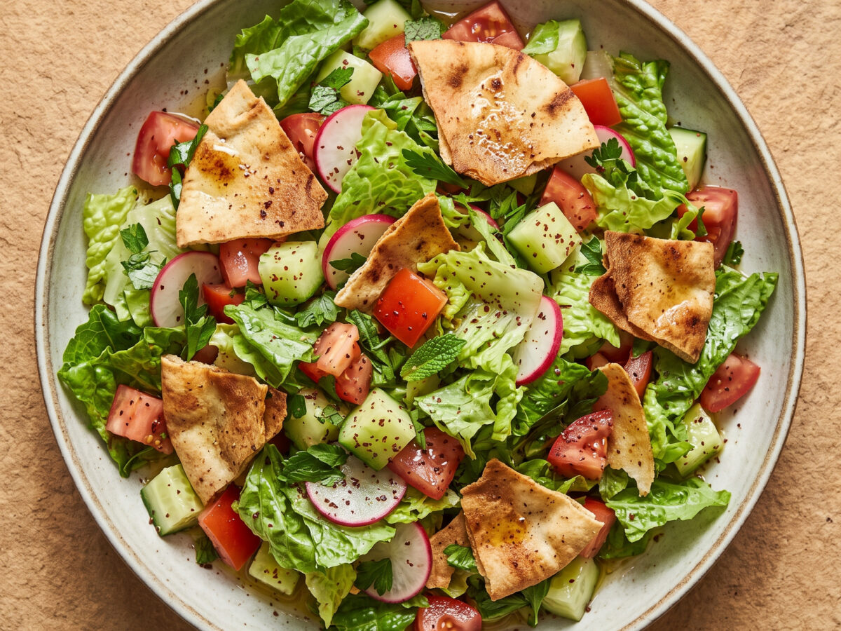 Fattoush: Knusprige Frische zum Grillgut
