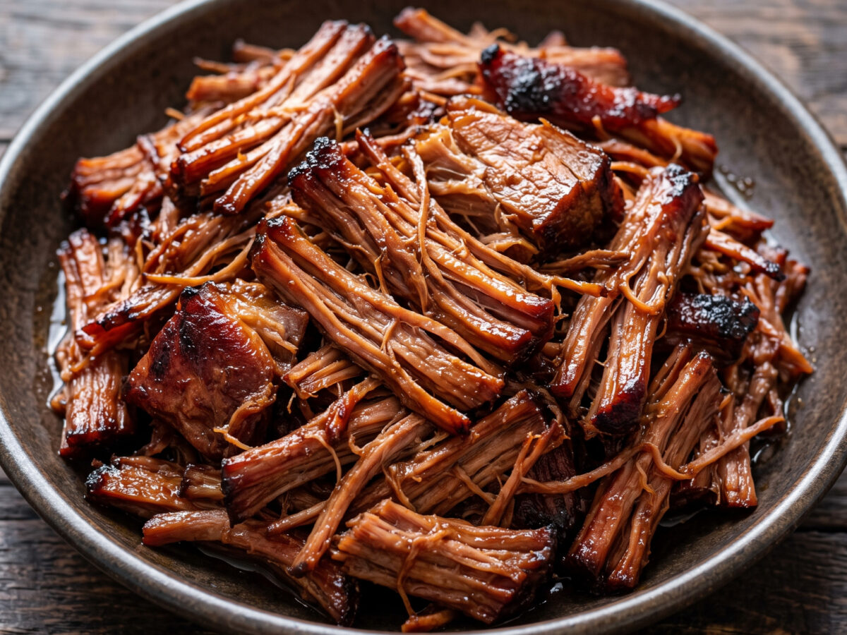 Filipinisches Tocino-Pulled-Pork