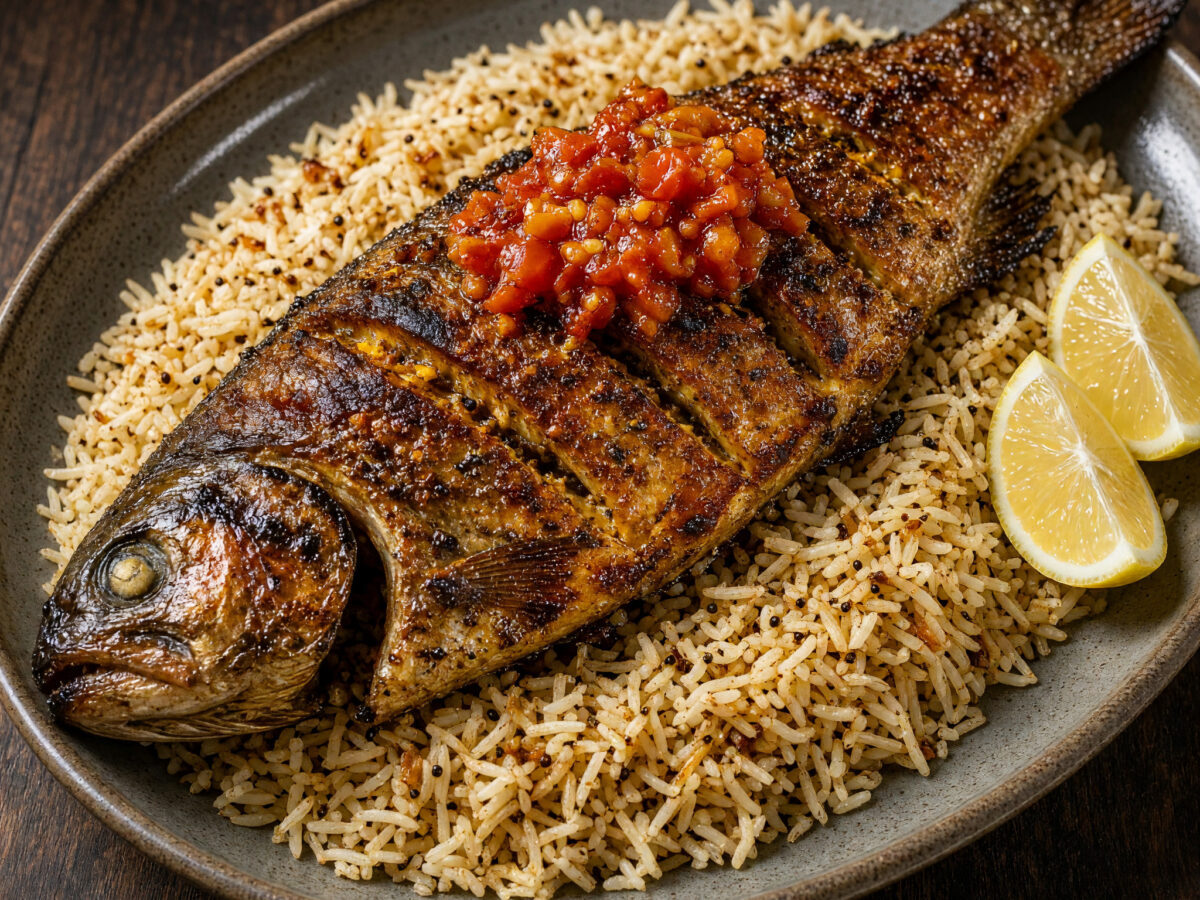 Fish Poleko: Forelle im Bananenblatt