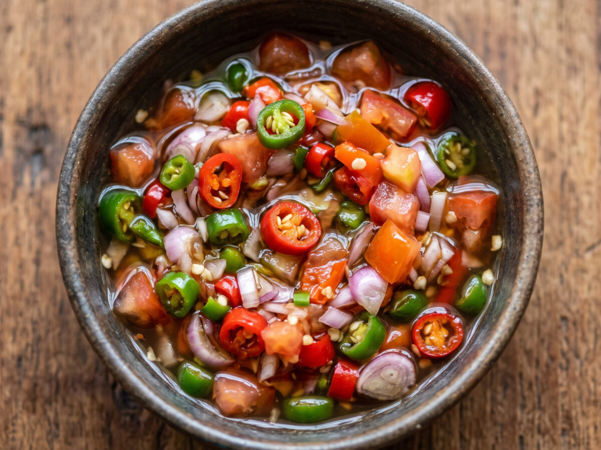 Frische Chilisauce aus Maluku