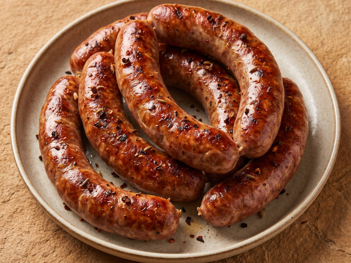 Frische Yunnan-Grillwurst vom Rost