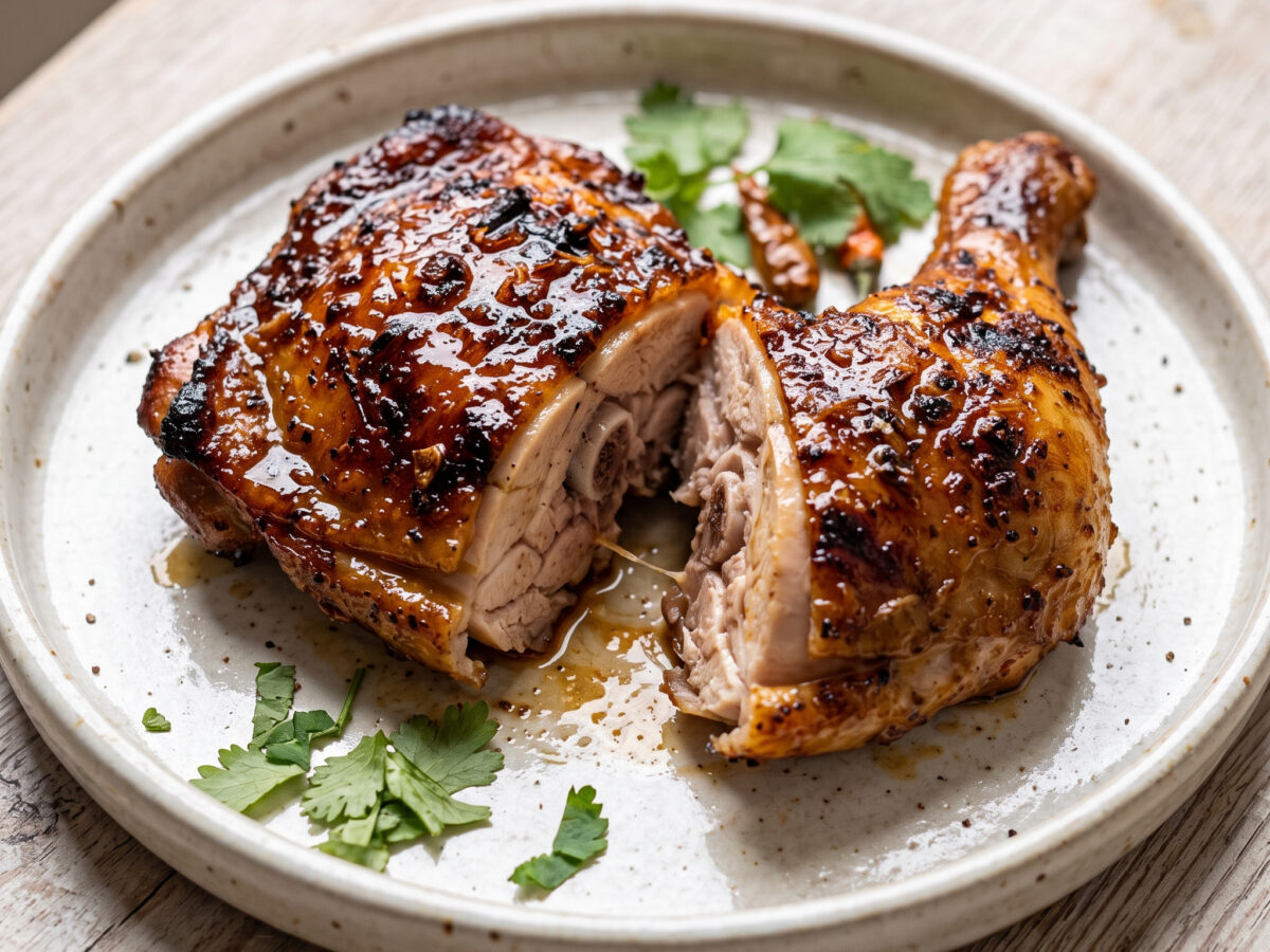 Fünf Gewürze, Honig und kräftige Grillhitze
