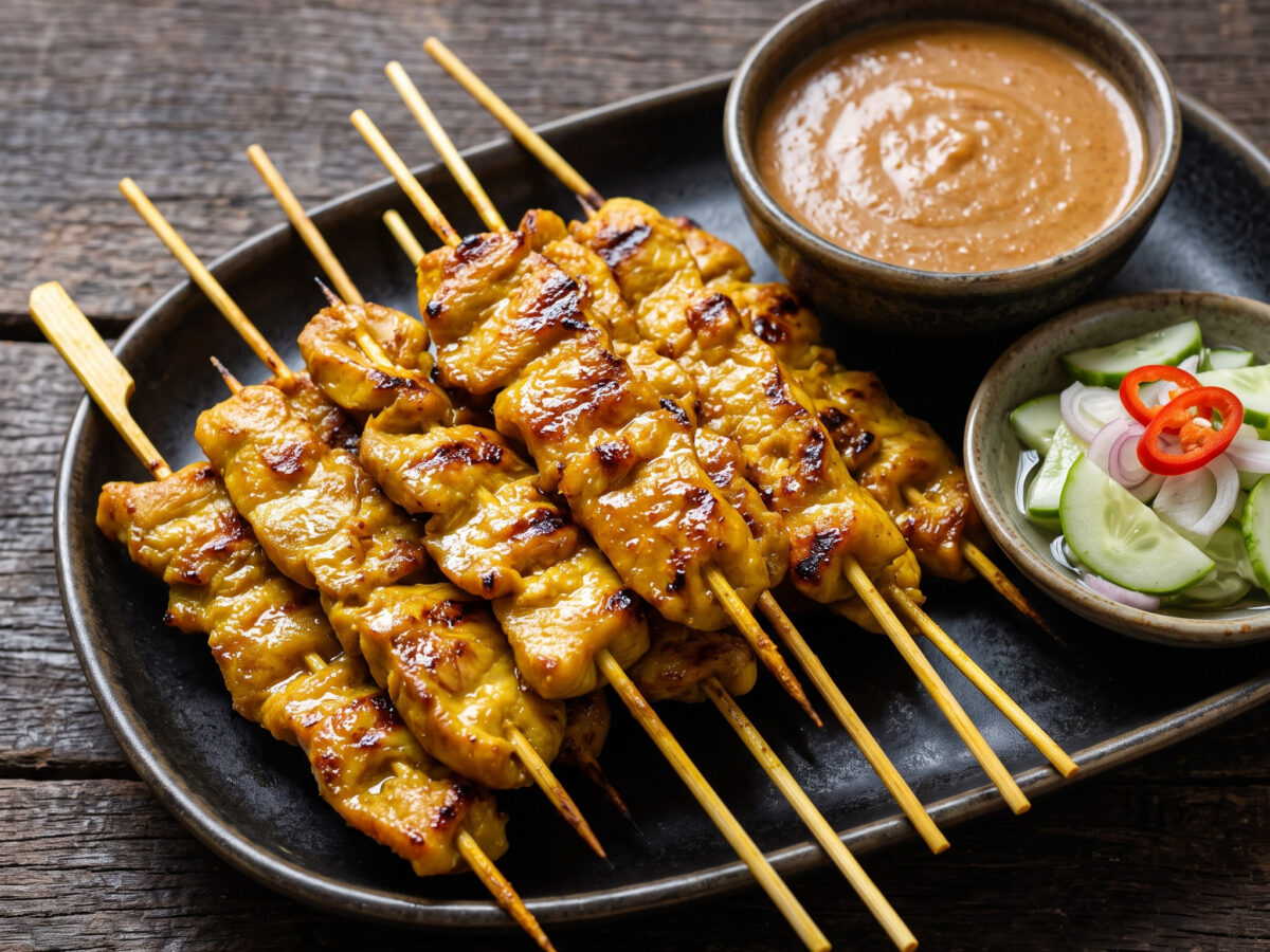 Gai Satay: thailändische Hähnchenspieße