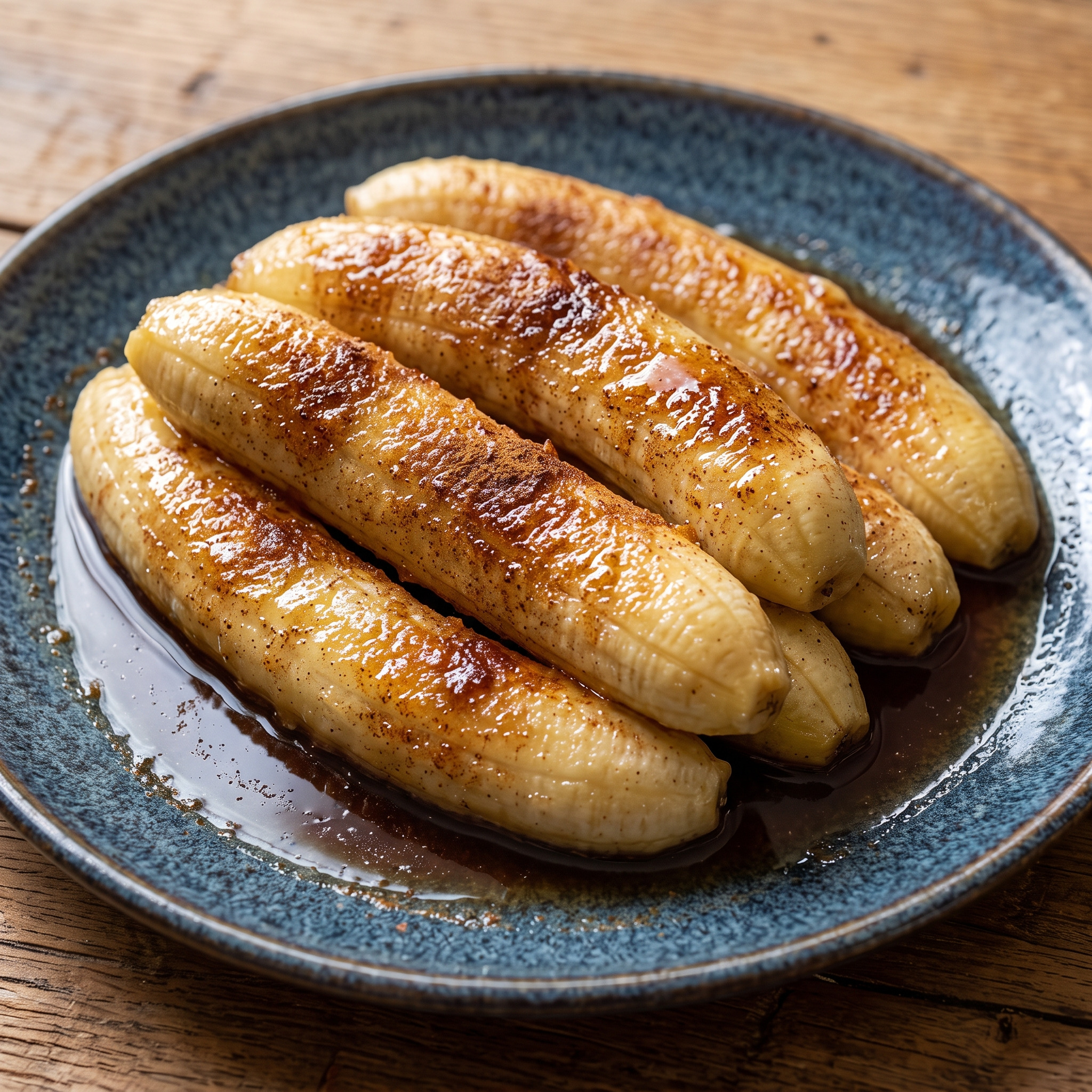 Gegrillte Banane mit Zimt und Rotwein