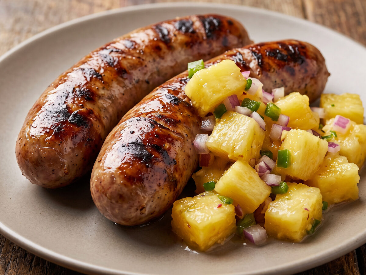 Rauchige Wurst, fruchtiger Kontrast