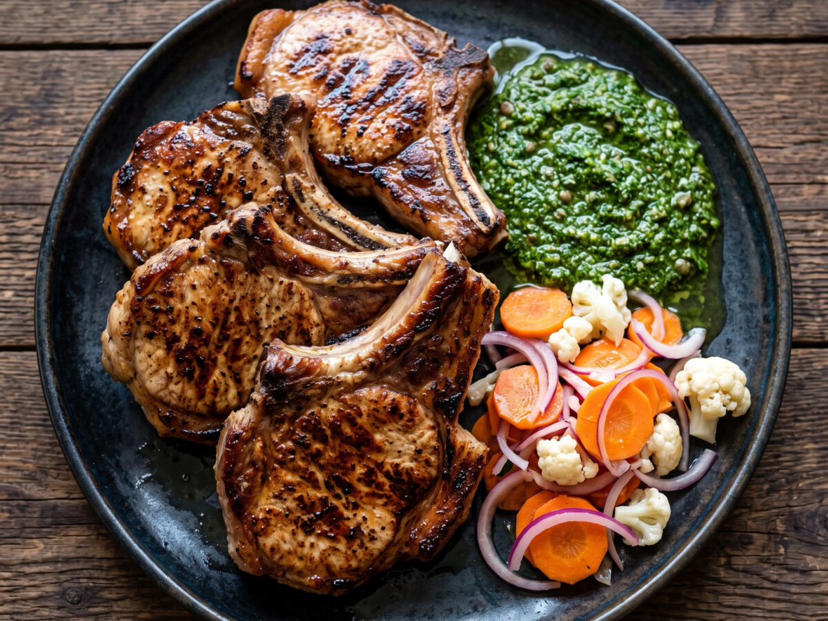 Schwedische Fläskkotletter vom Grill