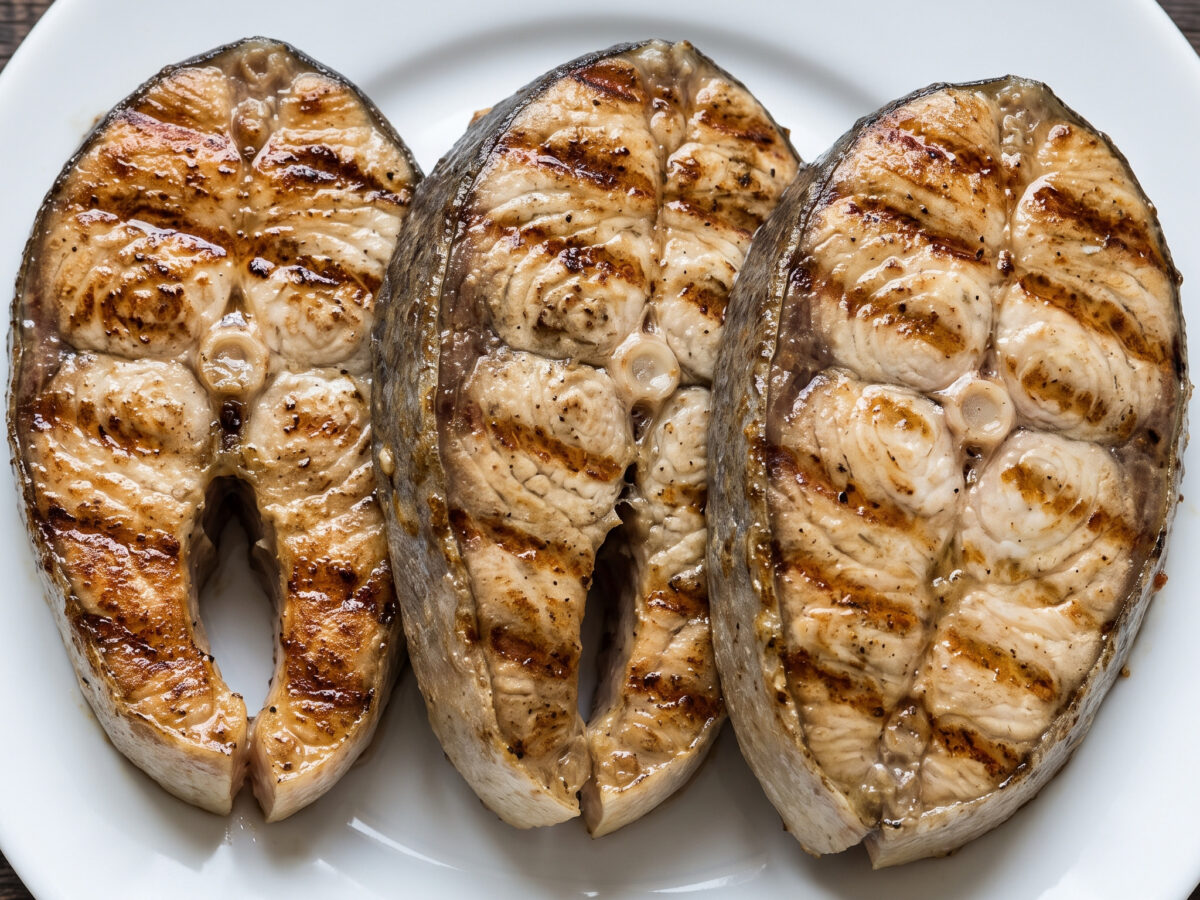 Gegrillte Störsteaks