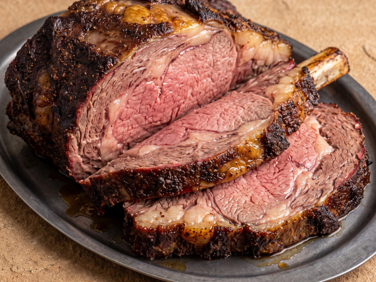 Prime Rib aus dem Rauch