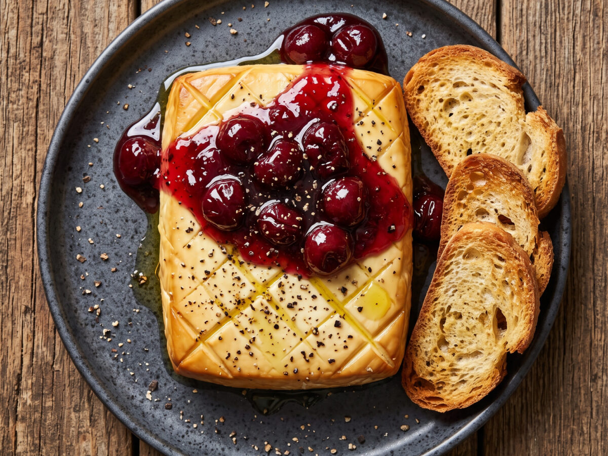 Rauchige Käsecreme mit fruchtigem Finish