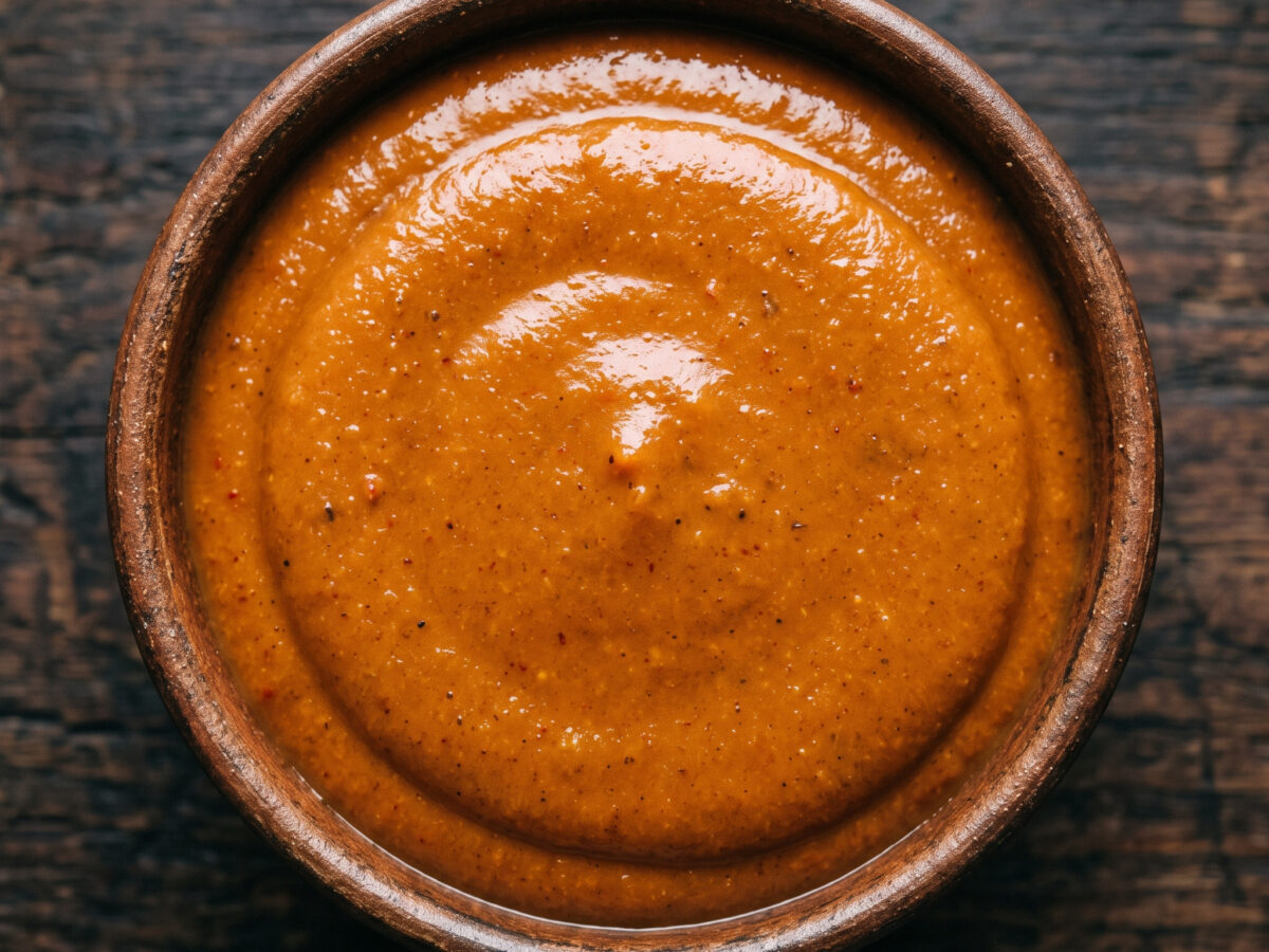 Ghanaische Erdnusssauce für Grillspieße