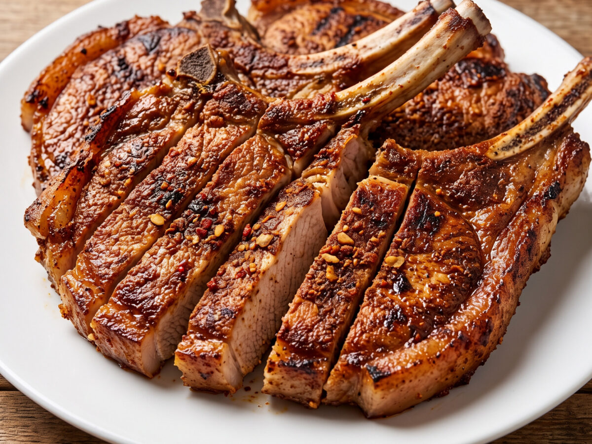 Ghanaische Schweinekoteletts mit Tankora