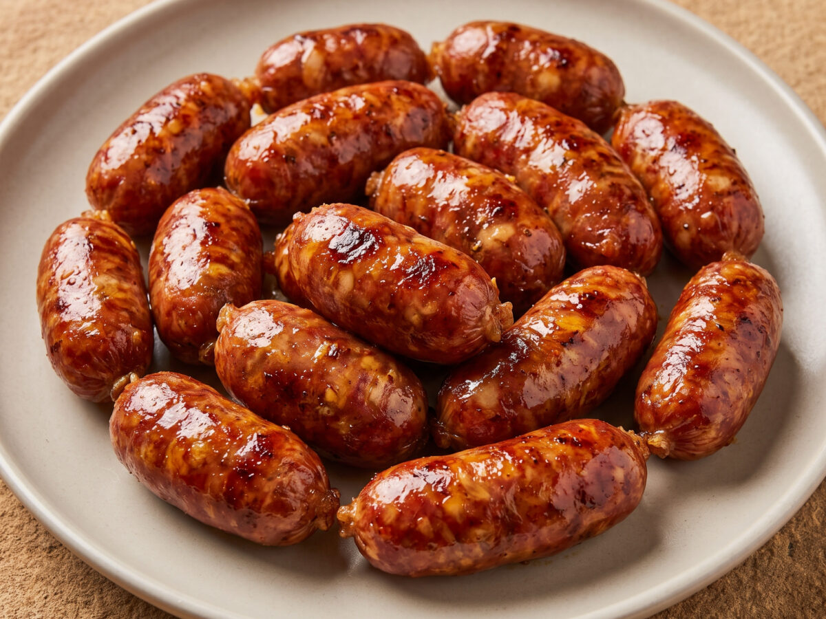 Guinobatan Longganisa von der Grillplancha