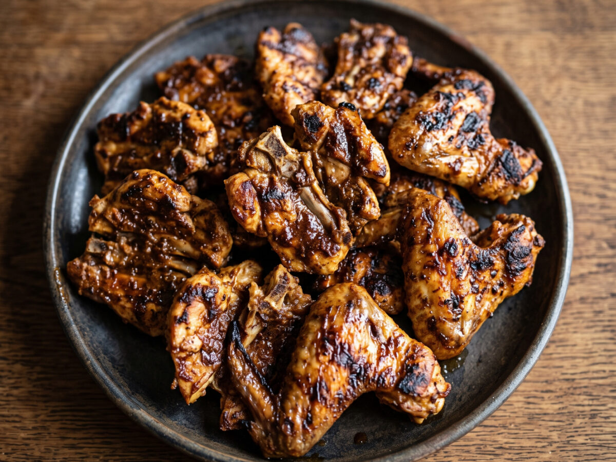Hähnchen-Paidakia mit Paprika-Senf-Marinade
