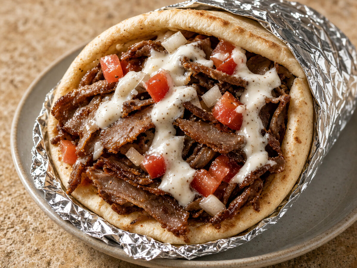 Halifax Donair mit süßer Knoblauchsoße