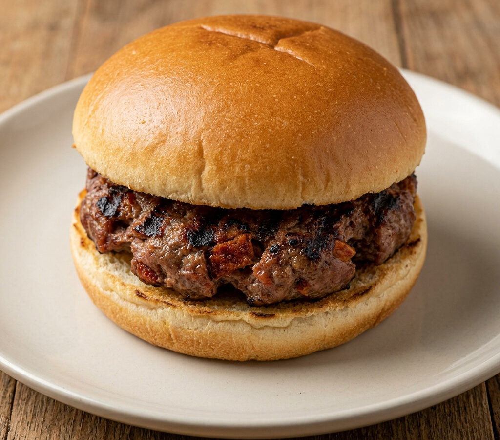Hamburguesa parrillera mit Rind und Chorizo